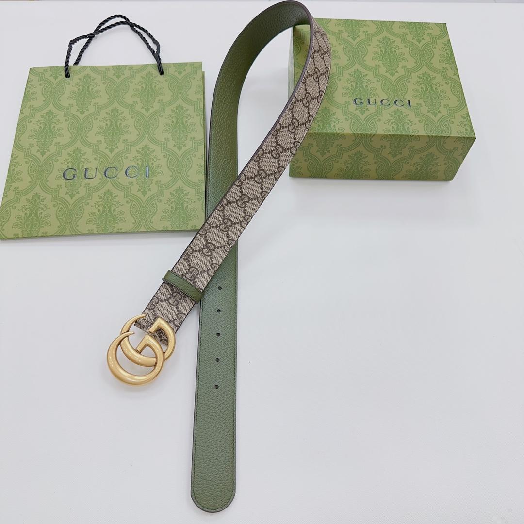 Gucci GG Marmont Reversible Belt - FashionPlug