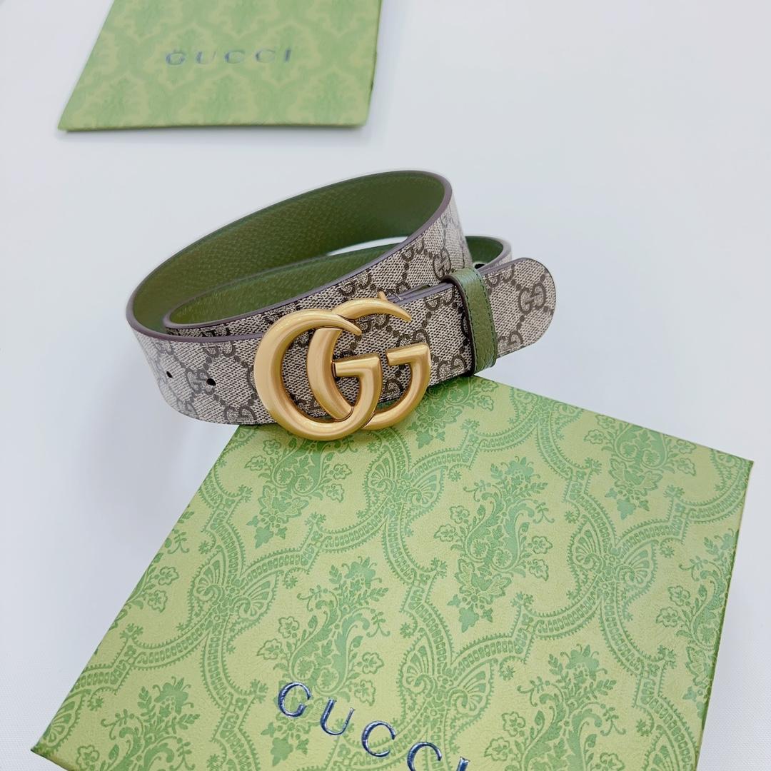 Gucci GG Marmont Reversible Belt - FashionPlug
