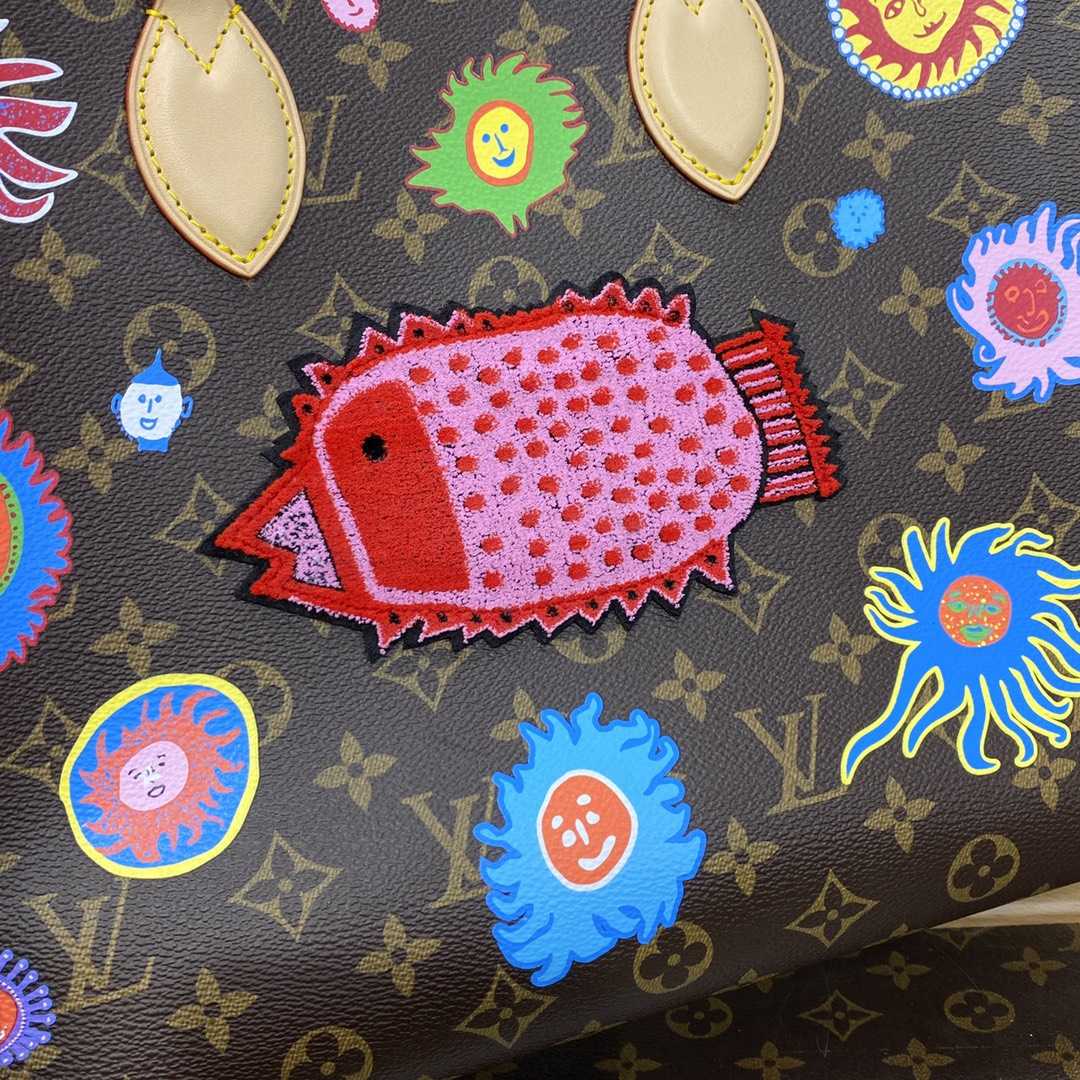 Louis Vuitton LV x YK OnTheGo MM(35 x 27 x 14cm)  M46429 - FashionPlug