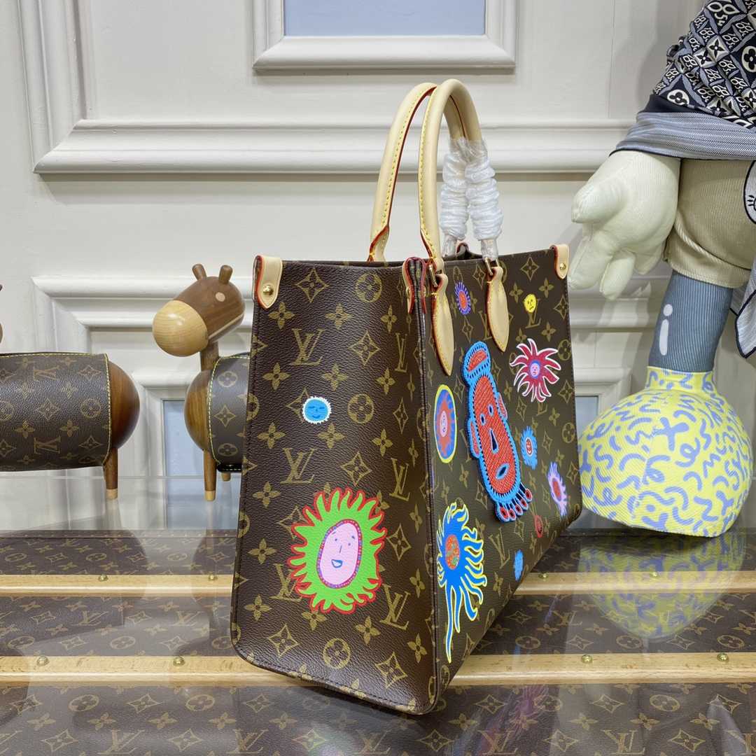 Louis Vuitton LV x YK OnTheGo MM(35 x 27 x 14cm)  M46429 - FashionPlug
