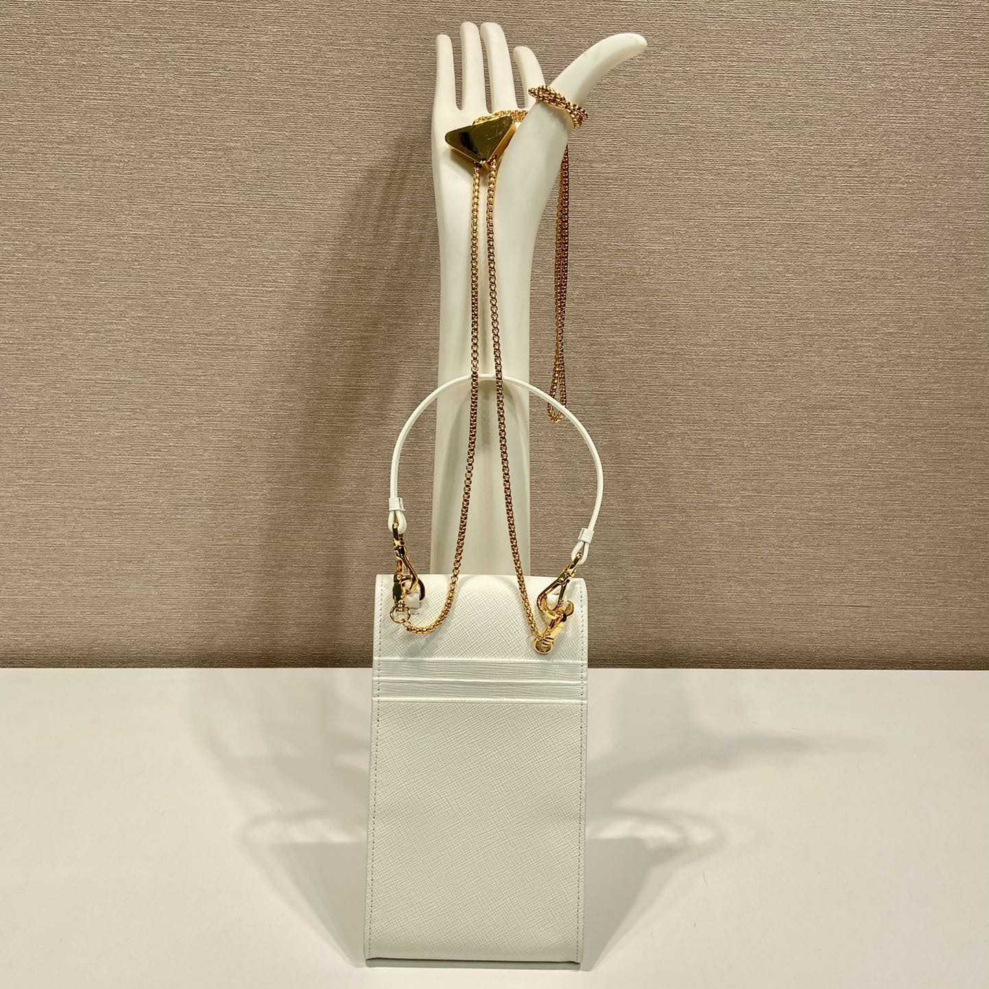 Prada Saffiano Leather Mini-Bag - FashionPlug