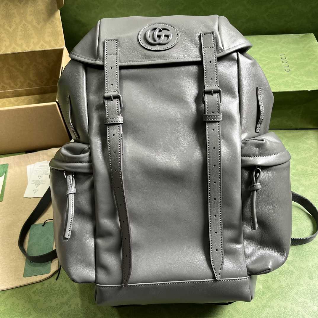 Gucci Backpack With Tonal Double G(38-44-15cm) - FashionPlug