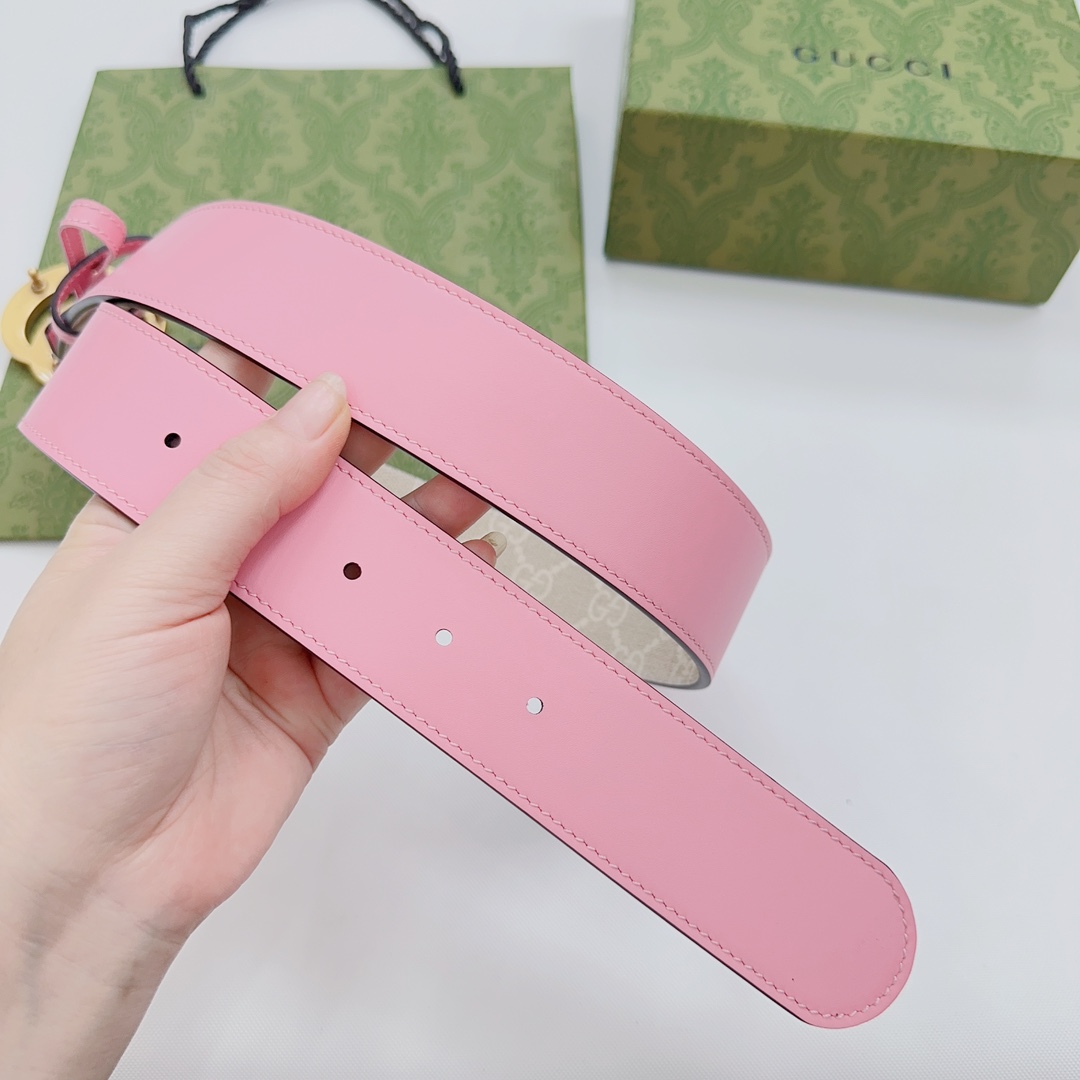 Gucci GG Marmont Reversible Wide Belt - FashionPlug