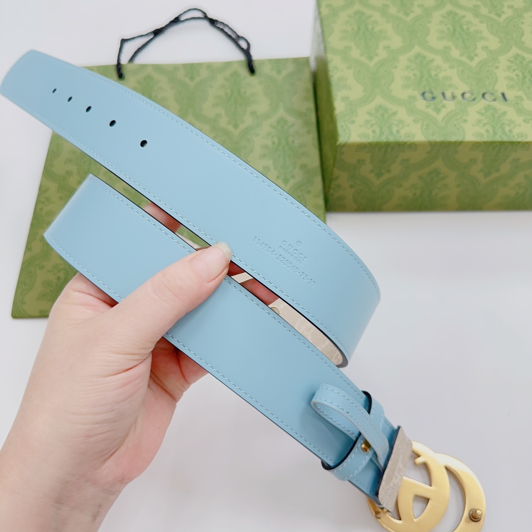 Gucci GG Marmont Reversible Wide Belt - FashionPlug