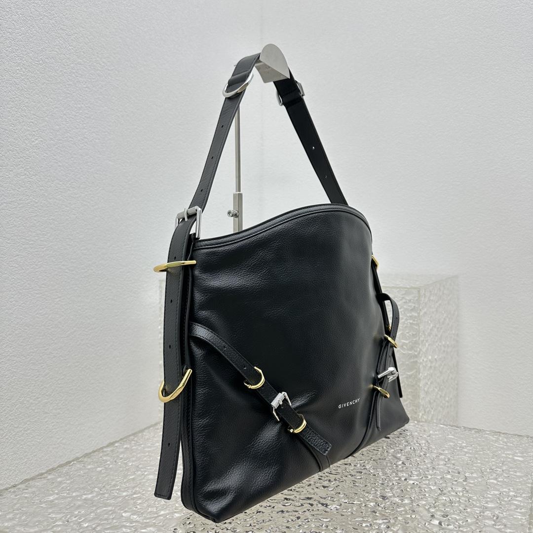 Givenchy Medium Voyou Bag In Leather(32-37-6.5cm) - FashionPlug