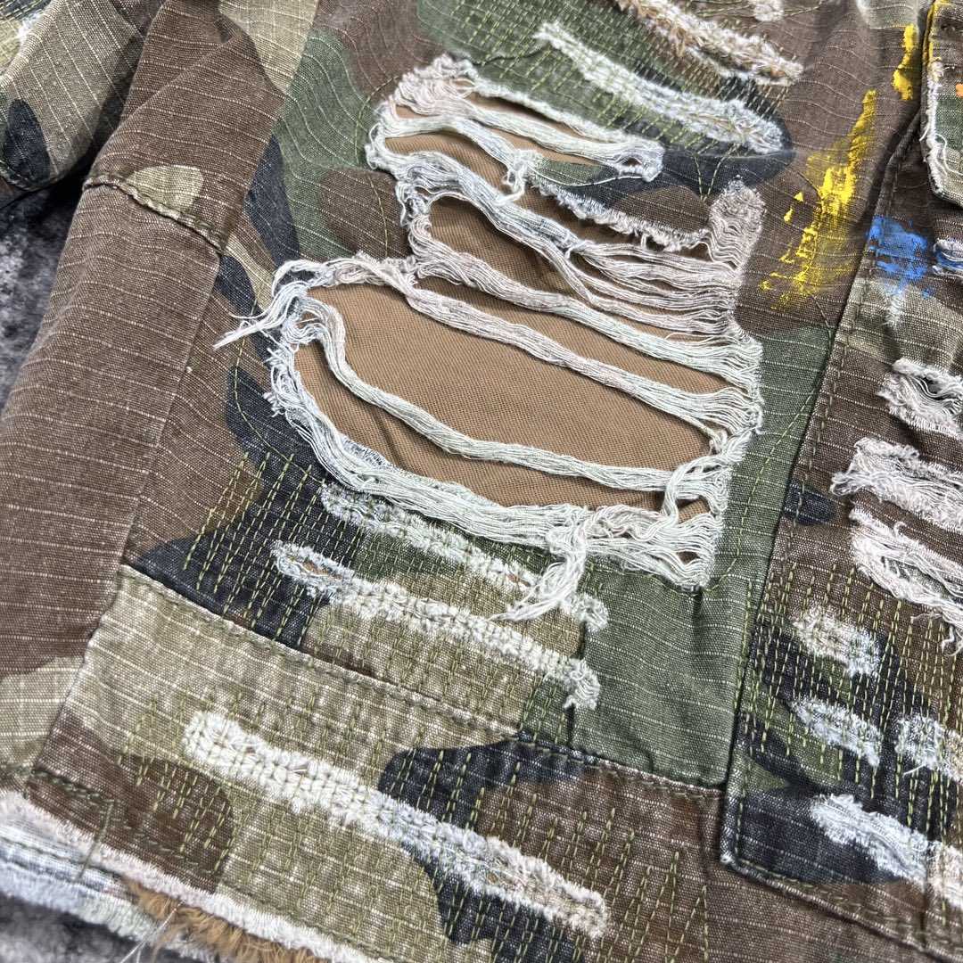 Gallery Dept G Patch Camo Cargo Shorts   629 - FashionPlug