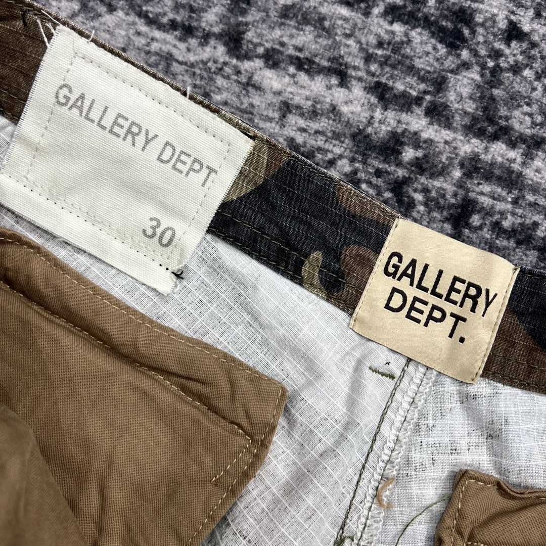 Gallery Dept G Patch Camo Cargo Shorts   629 - FashionPlug