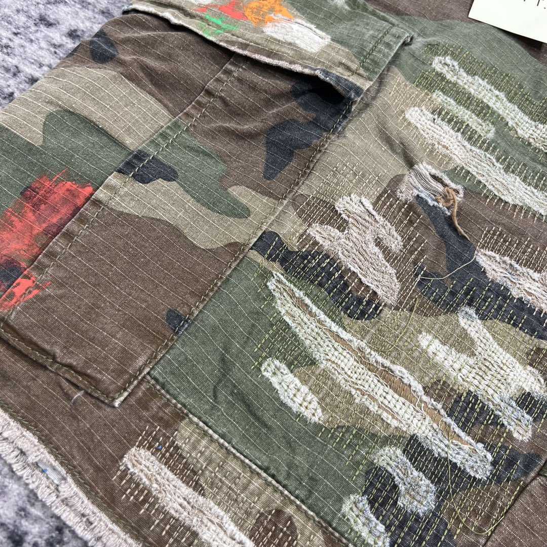 Gallery Dept G Patch Camo Cargo Shorts   629 - FashionPlug