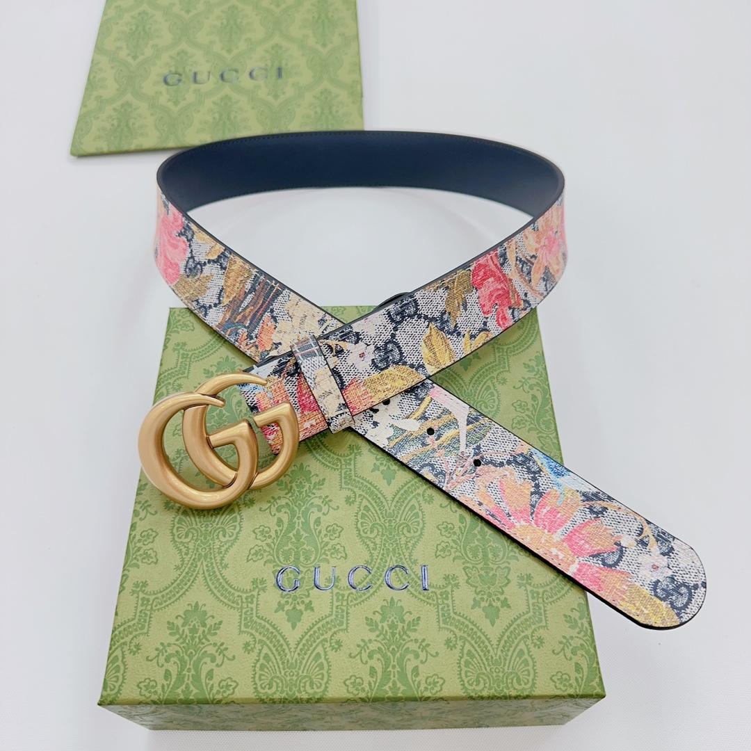 Gucci GG Marmont Wide Belt - FashionPlug