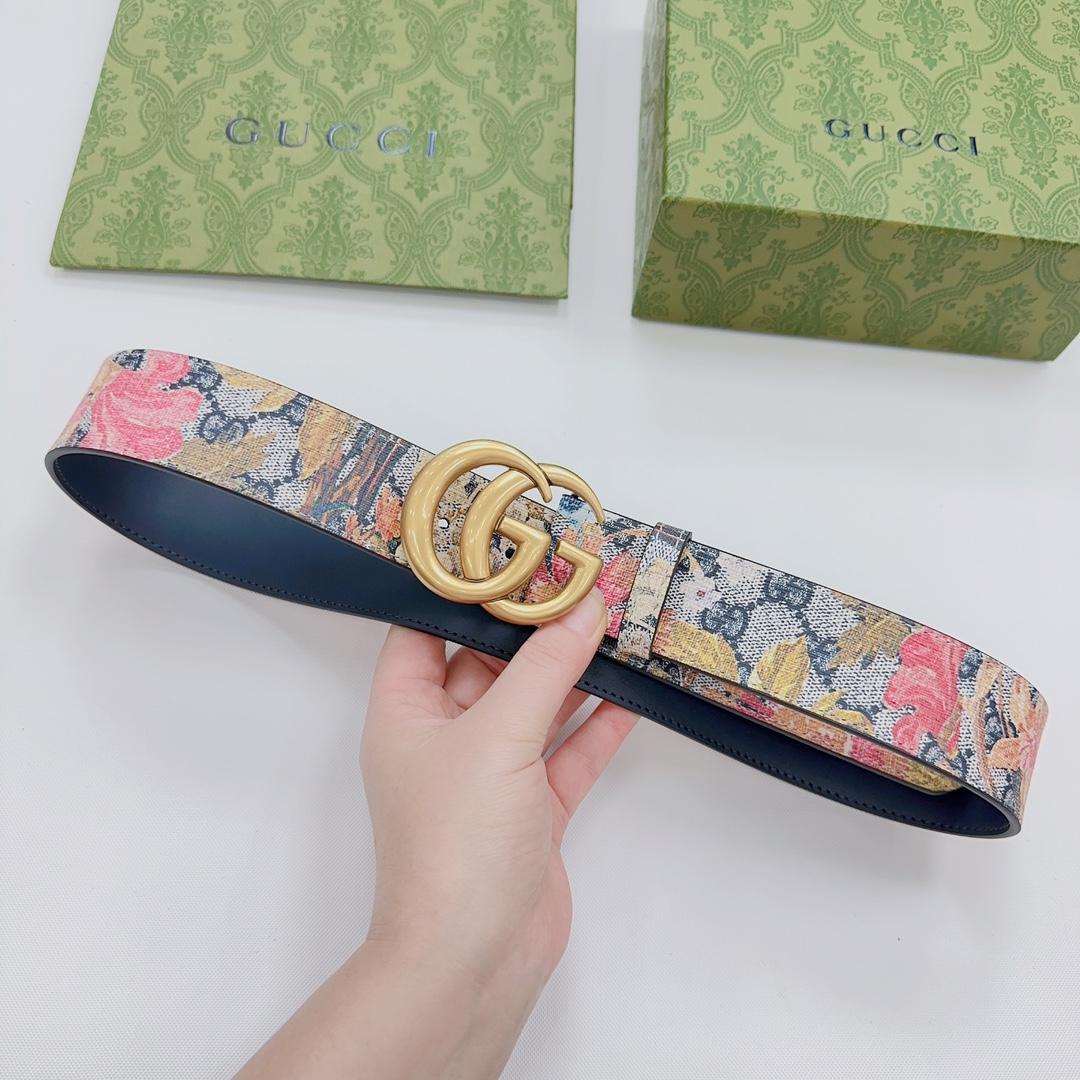 Gucci GG Marmont Wide Belt - FashionPlug