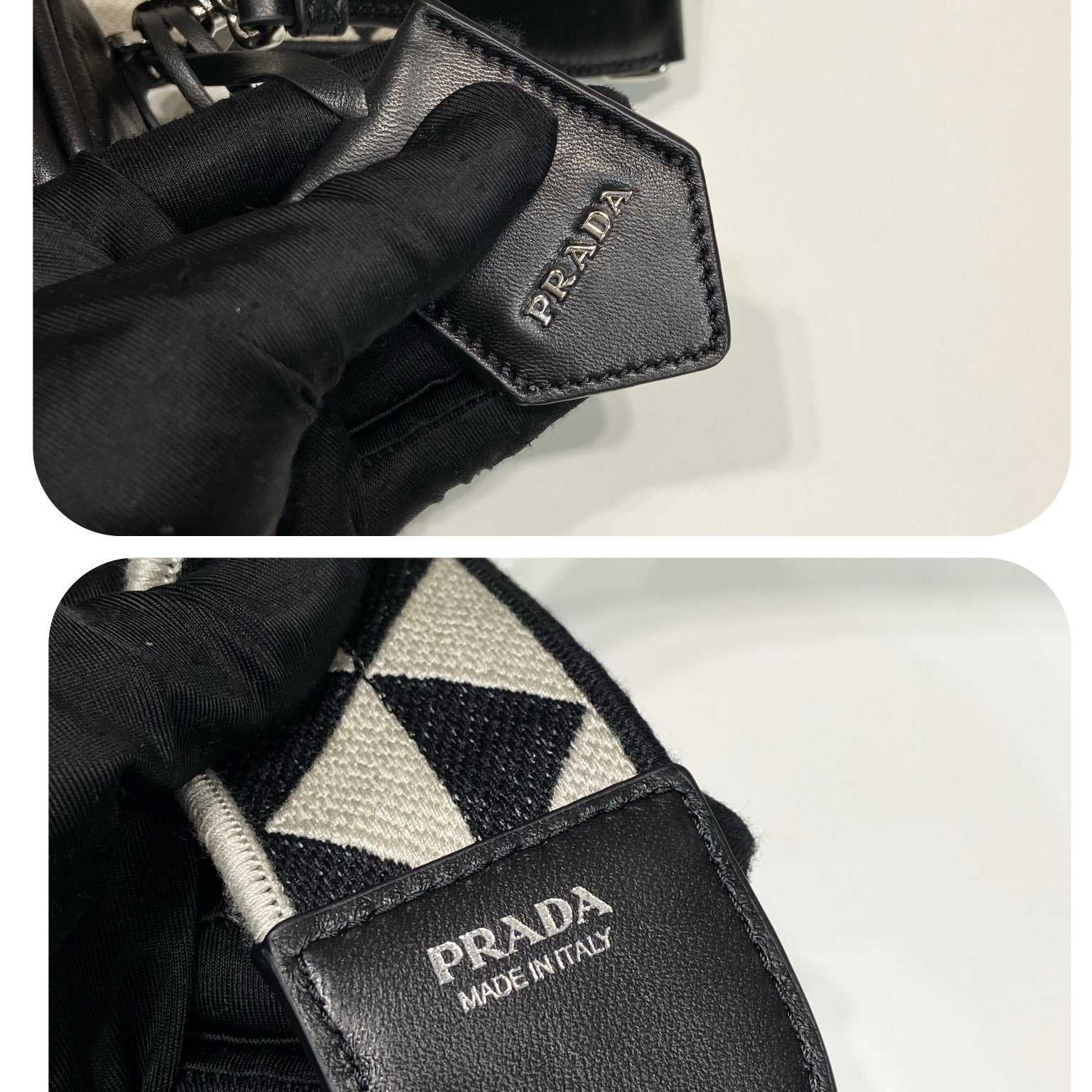 Prada Nappa Antique Leather Multi-pocket Shoulder Bag - FashionPlug