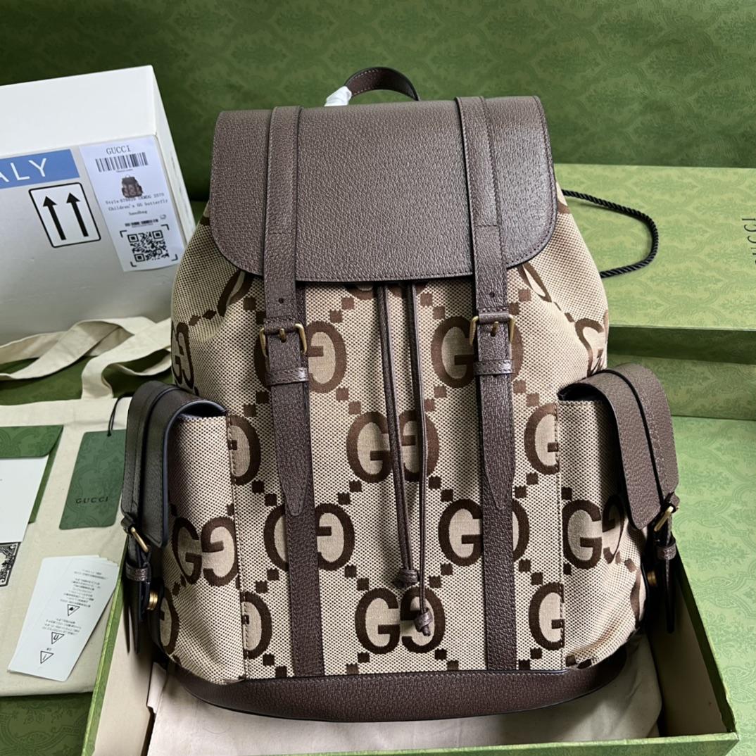 Gucci Jumbo GG Backpack(34*42*16cm) - FashionPlug