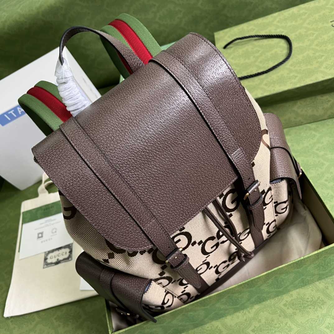 Gucci Jumbo GG Backpack(34*42*16cm) - FashionPlug