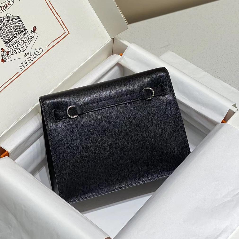 Hermes Kelly Mini Women Handbag(22-17-4cm ) - FashionPlug