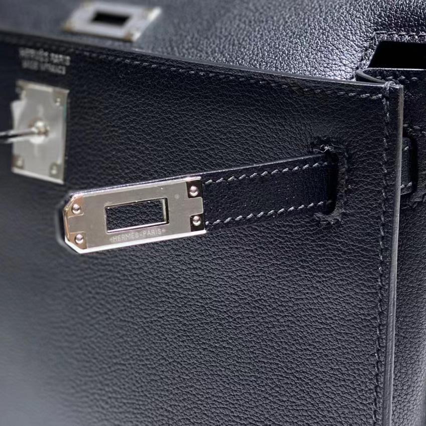 Hermes Kelly Mini Women Handbag(22-17-4cm ) - FashionPlug