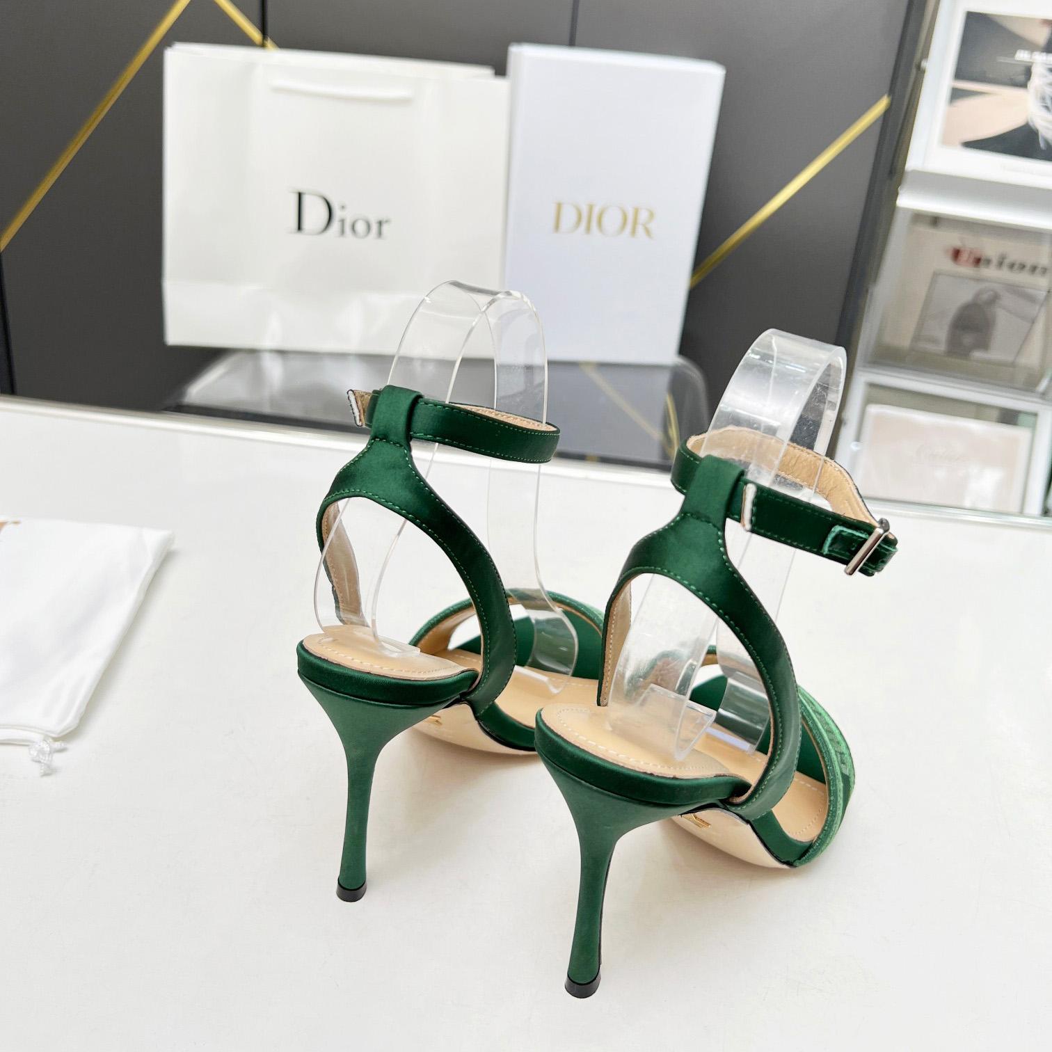 Dior Dway Heeled Sandal  - FashionPlug