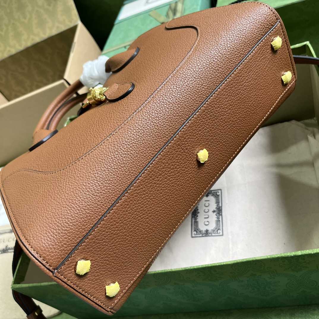 Gucci Jackie 1961 Small Natural Grain Tote(30-23-12cm) - FashionPlug