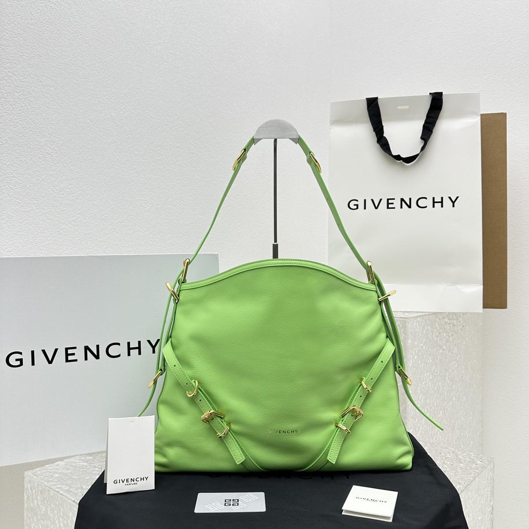Givenchy Medium Voyou Bag In Leather(32-37-6.5cm) - FashionPlug