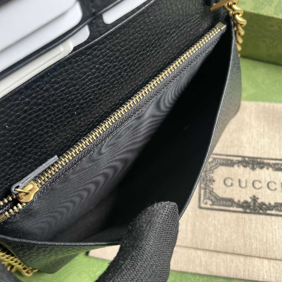 Gucci Chain Wallet With Interlocking G Python Bow(19-10-4cm) - FashionPlug