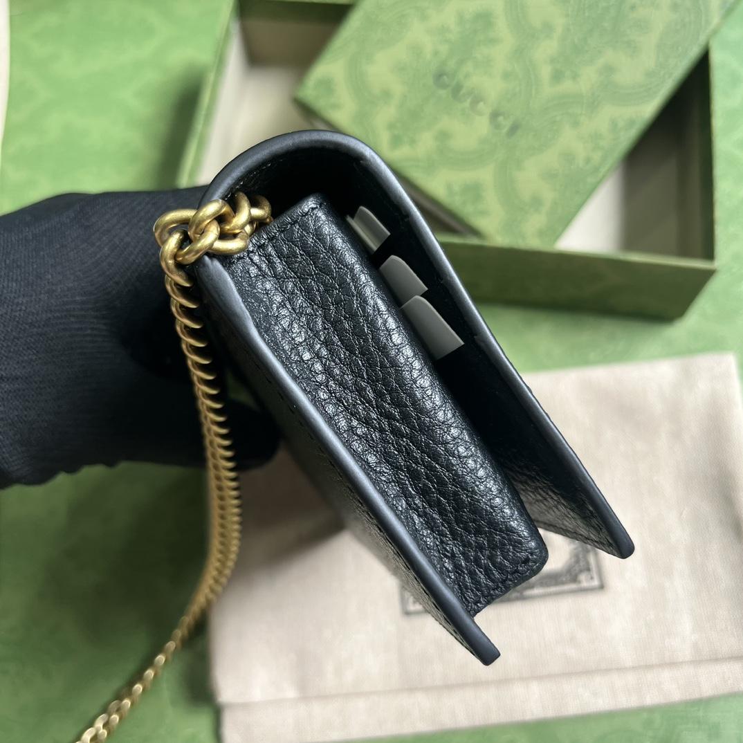 Gucci Chain Wallet With Interlocking G Python Bow(19-10-4cm) - FashionPlug