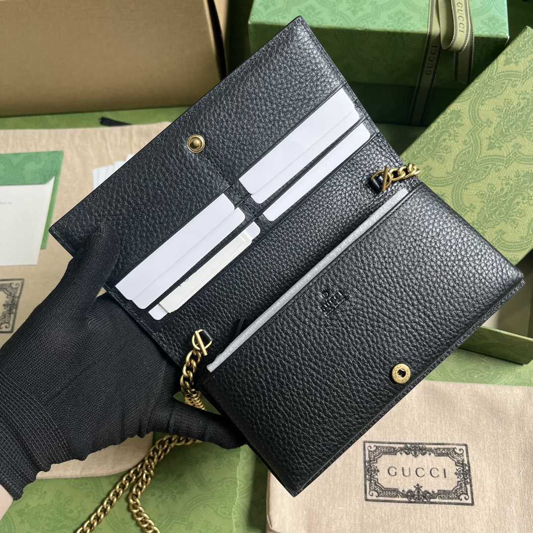 Gucci Chain Wallet With Interlocking G Python Bow(19-10-4cm) - FashionPlug