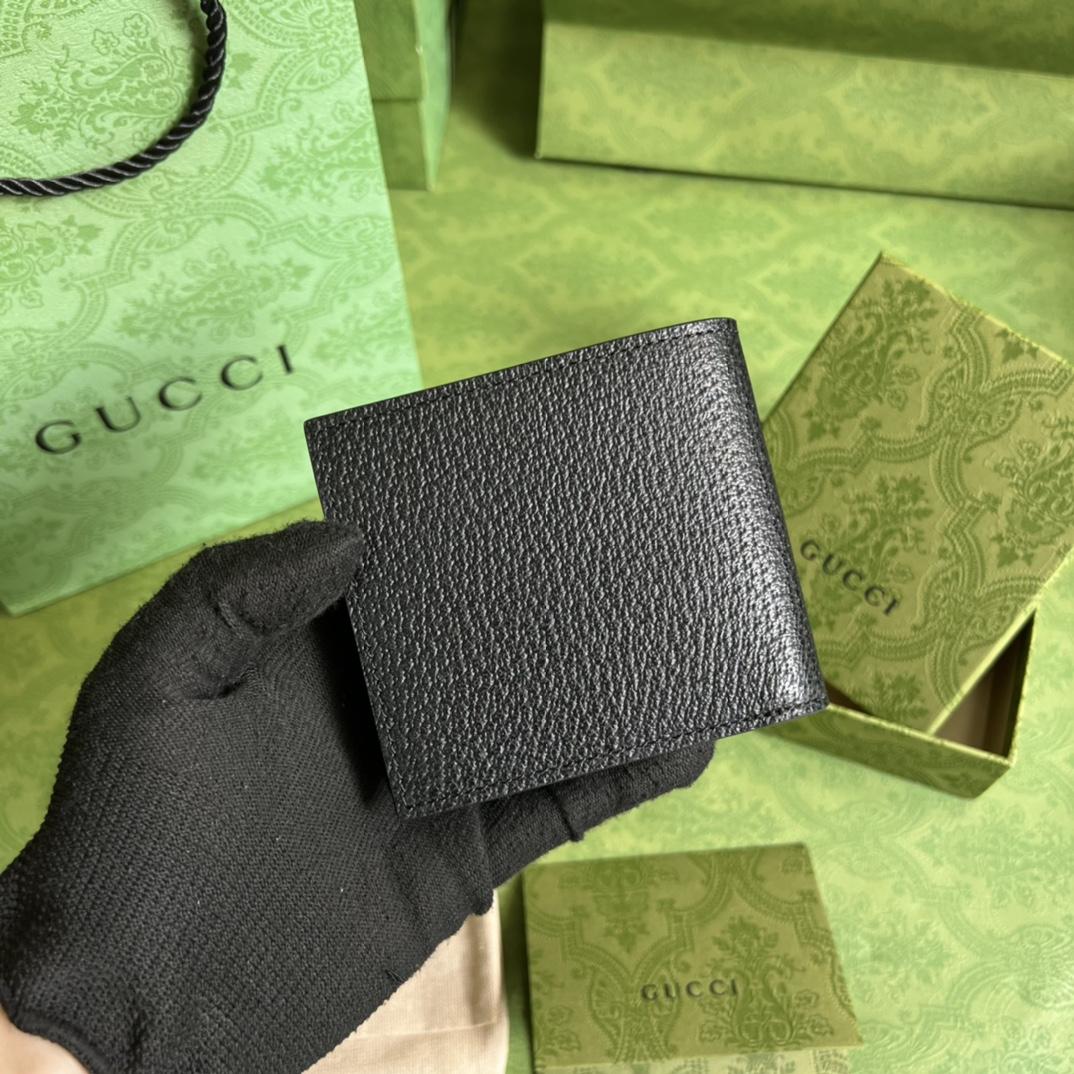 Gucci GG Marmont Leather Bi-fold Wallet - FashionPlug