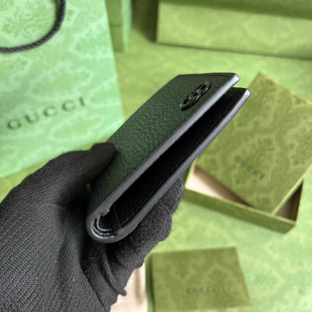 Gucci GG Marmont Leather Bi-fold Wallet - FashionPlug