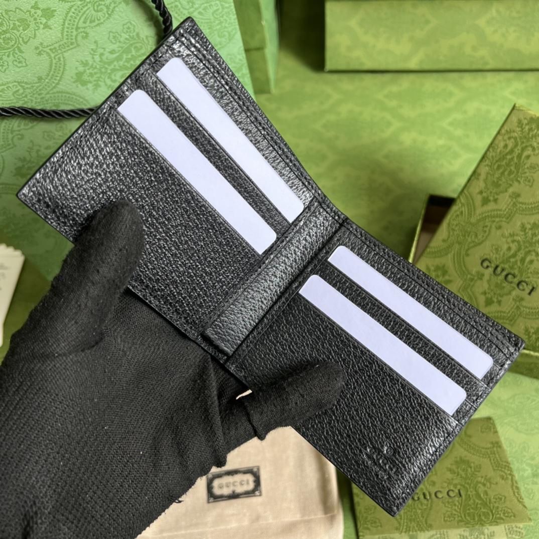 Gucci GG Marmont Leather Bi-fold Wallet - FashionPlug