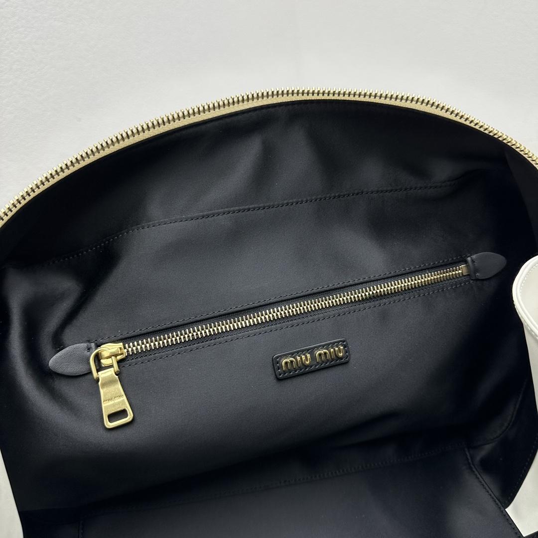 Miu Miu Leather Top-handle Bag - FashionPlug