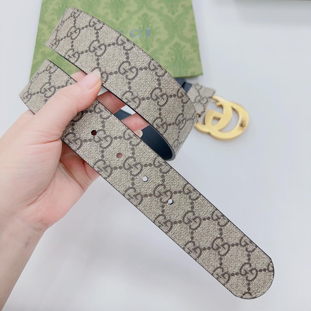 Gucci GG Marmont Reversible Belt - FashionPlug