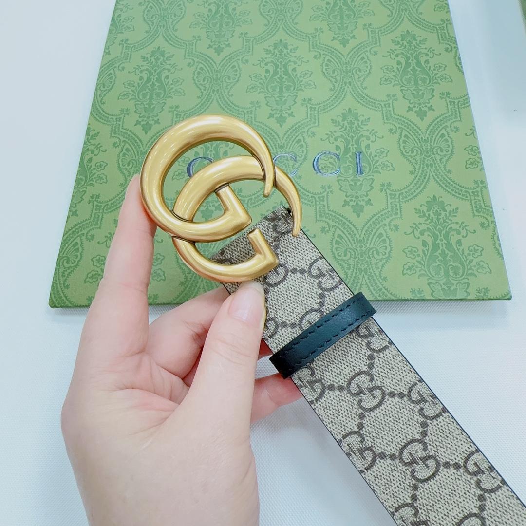 Gucci GG Marmont Reversible Belt - FashionPlug