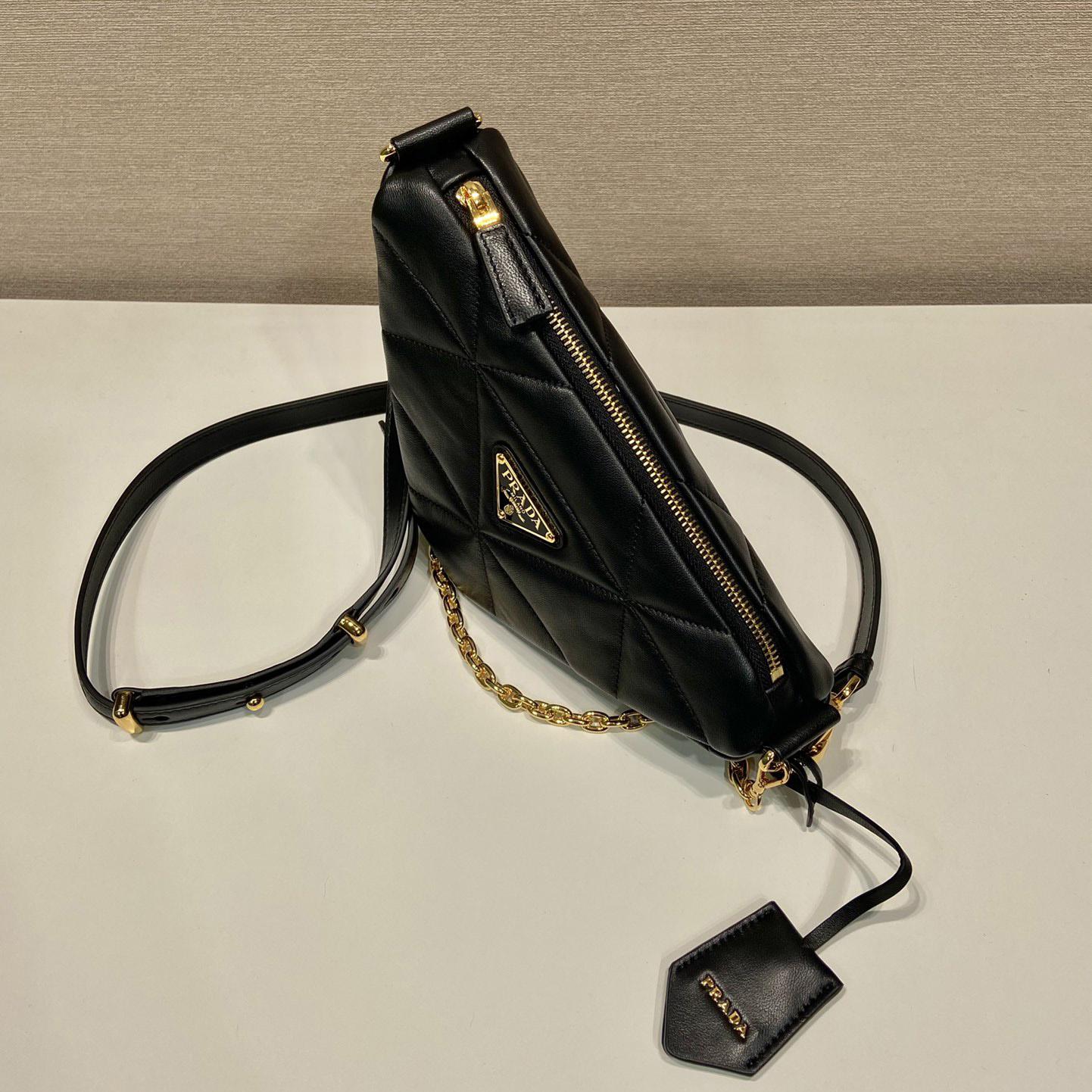 Prada Triangle Leather Bag(26-15-11cm) - FashionPlug