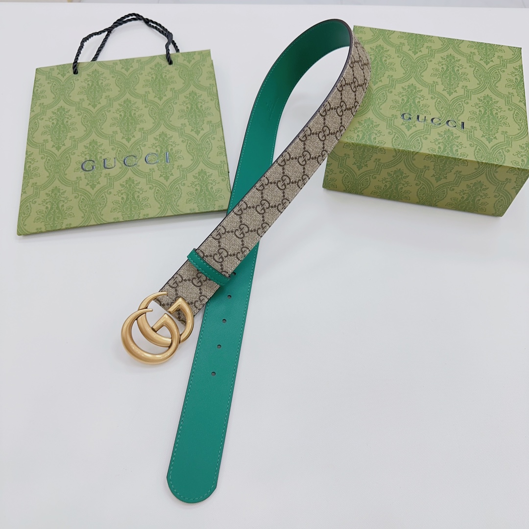 Gucci GG Marmont Reversible Belt - FashionPlug