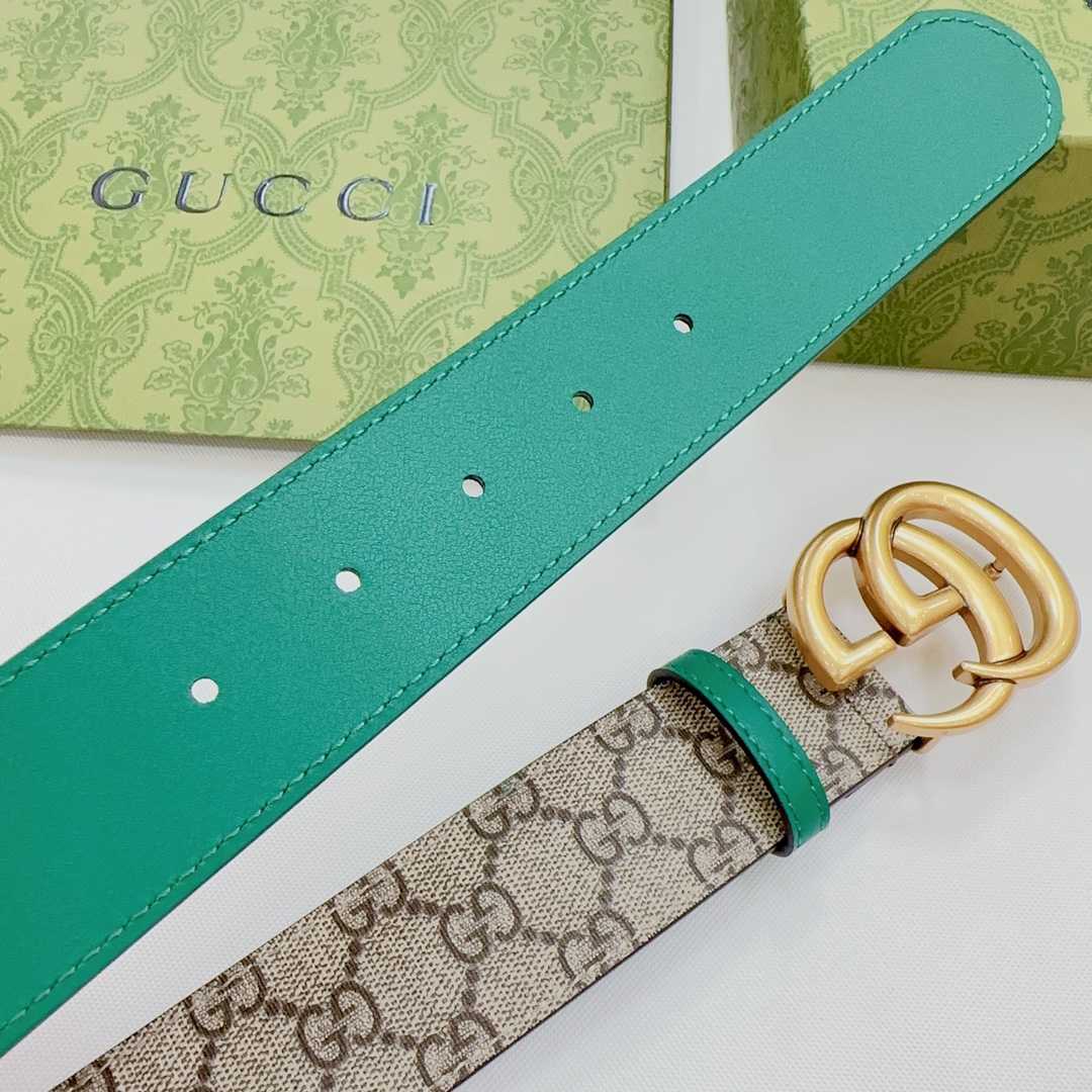 Gucci GG Marmont Reversible Belt - FashionPlug
