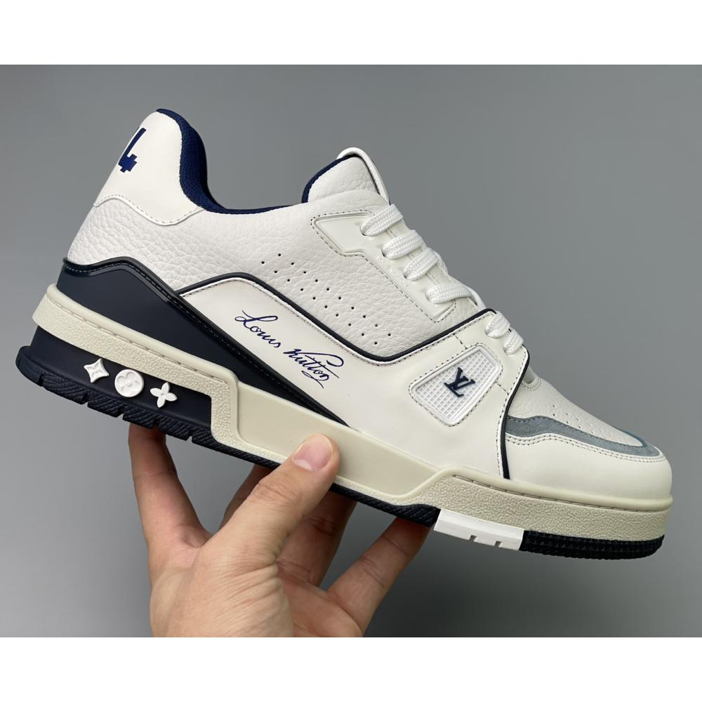 Louis Vuitton Trainer Sneaker (Upon UK Size) - FashionPlug
