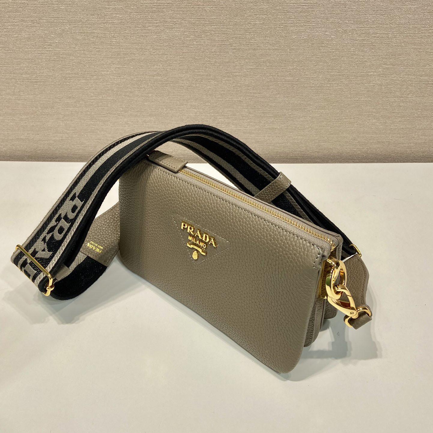 Prada Leather Shoulder Bag - FashionPlug