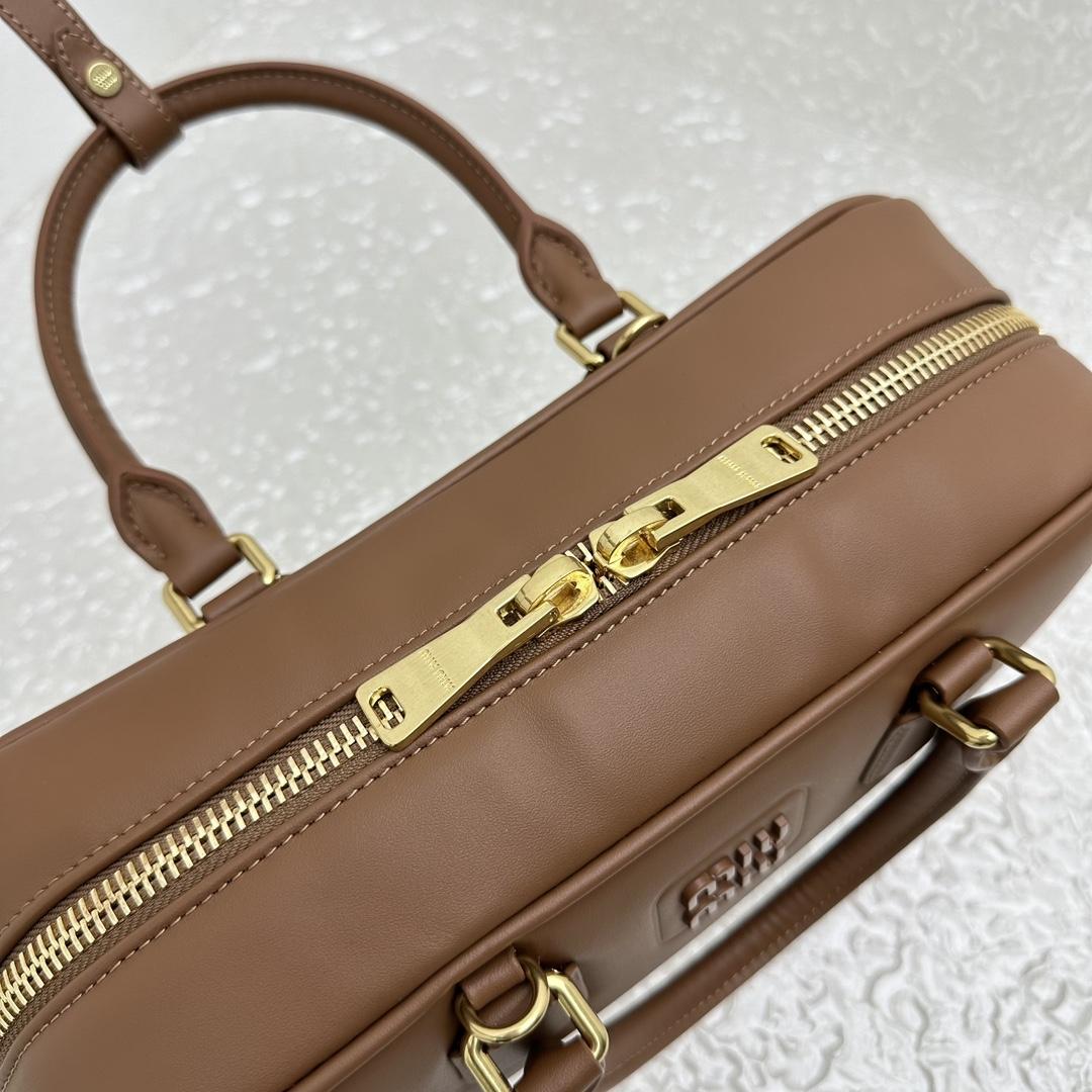 Miu Miu Arcadie leather bag - FashionPlug