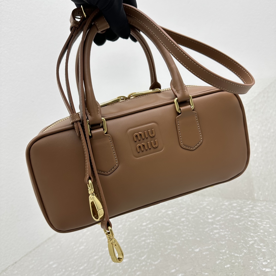 Miu Miu Arcadie leather bag - FashionPlug