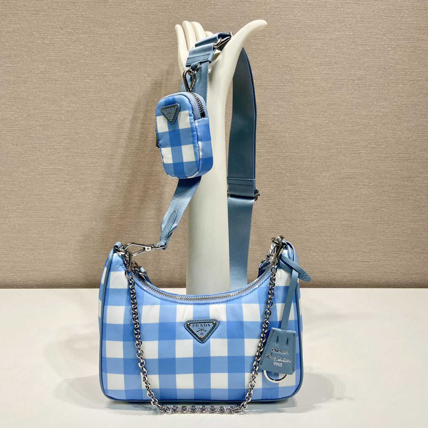 Prada Re-Edition 2005 Printed Re-Nylon Bag - FashionPlug