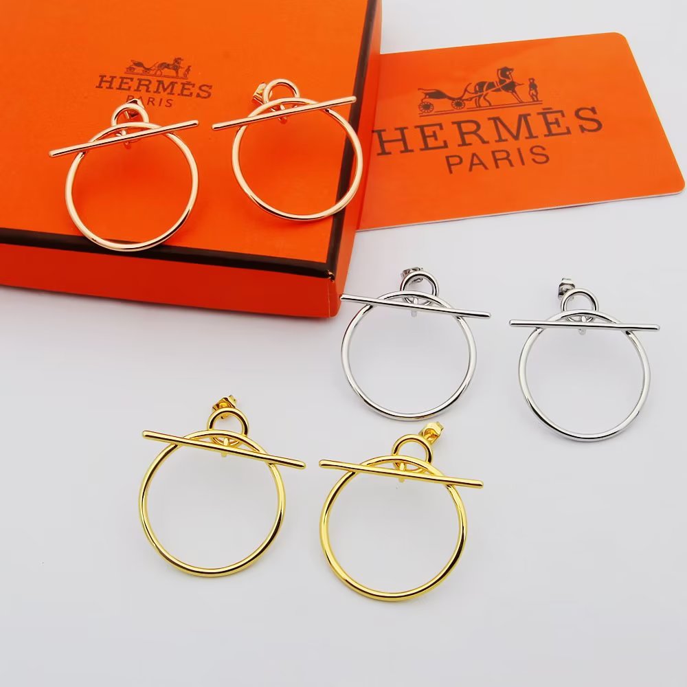 Hermes Loop Earrings, Small Model - FashionPlug