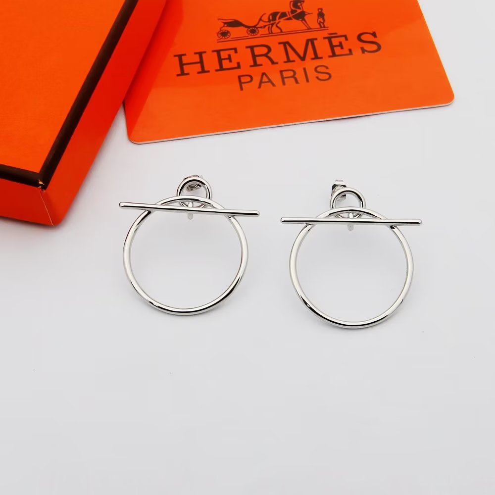 Hermes Loop Earrings, Small Model - FashionPlug