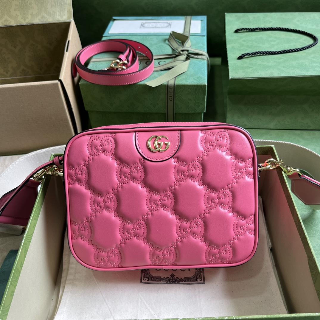Gucci GG Matelassé Small Bag(21.5-17-7.5cm) - FashionPlug