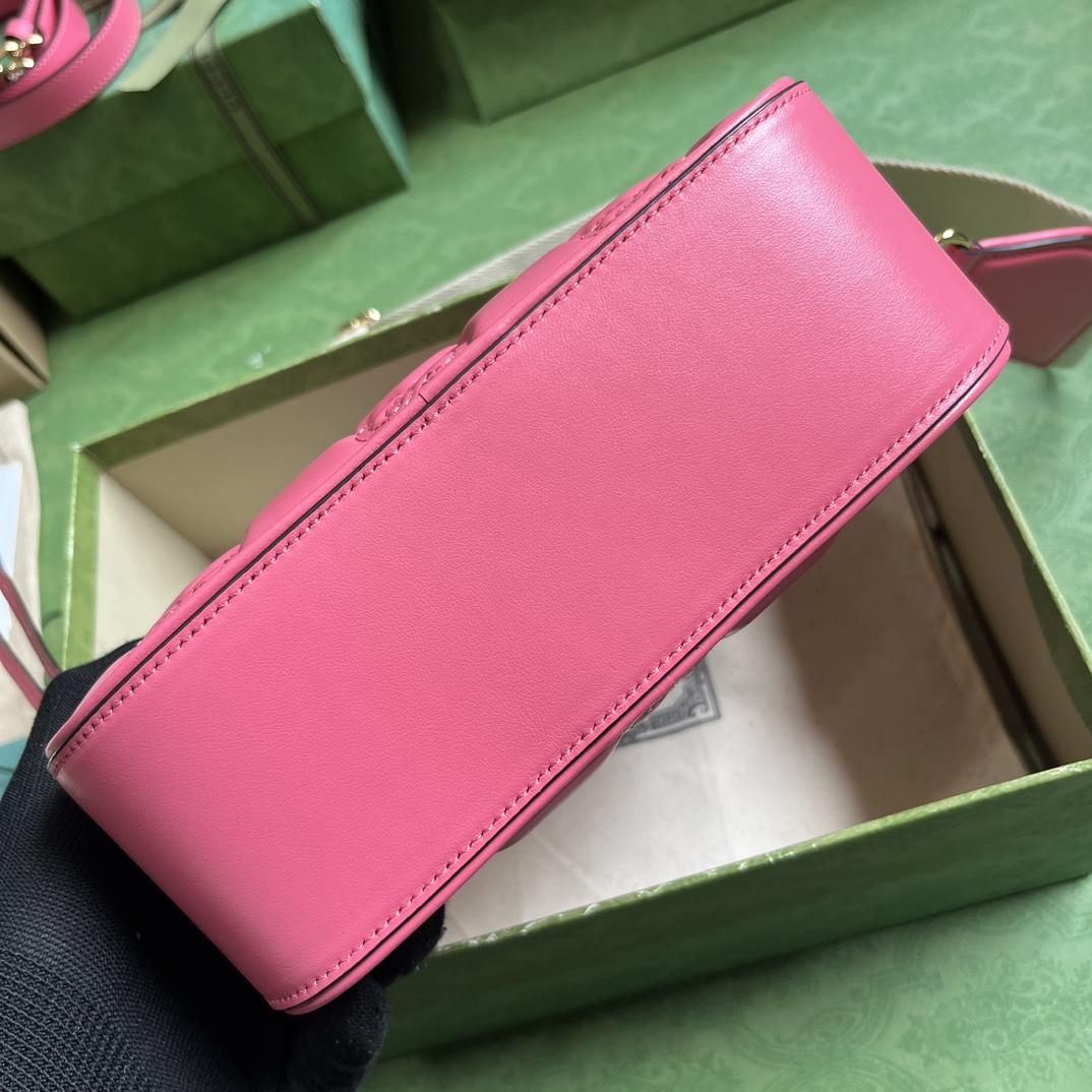 Gucci GG Matelassé Small Bag(21.5-17-7.5cm) - FashionPlug
