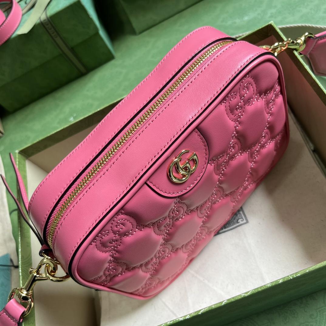 Gucci GG Matelassé Small Bag(21.5-17-7.5cm) - FashionPlug