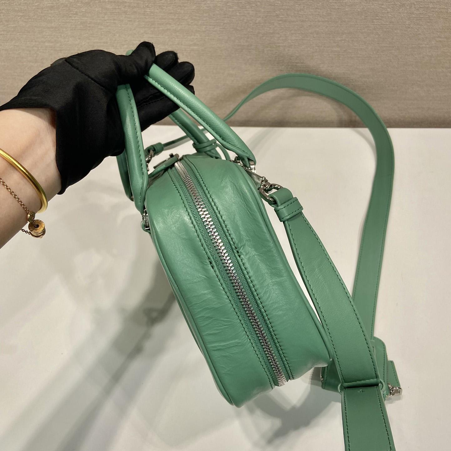 Prada Medium Antique Nappa Leather Top Handle Bag - FashionPlug