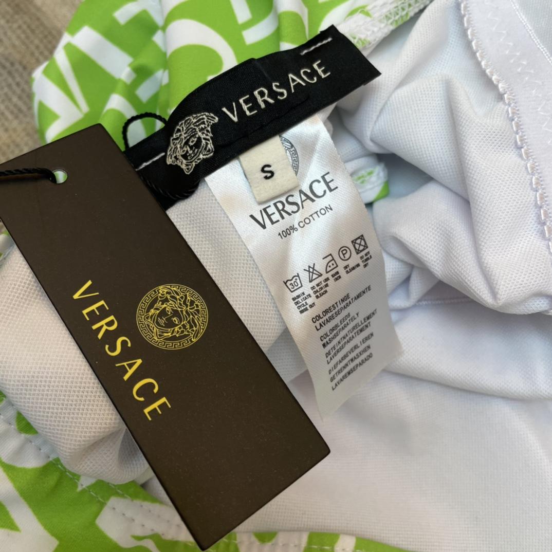 Versace Logo One-Piece Swimsuit - FashionPlug