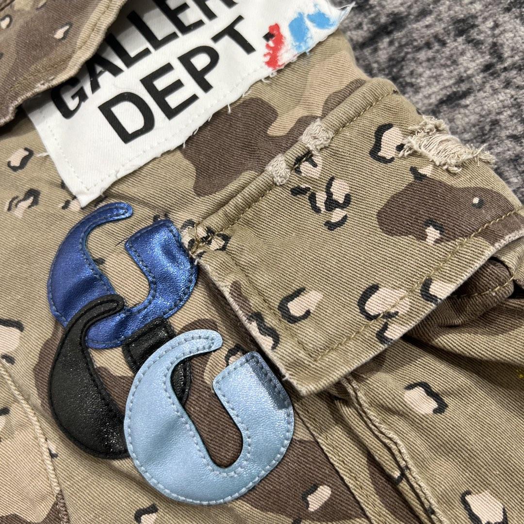 Gallery Dept G Patch Camo Cargo Shorts   630 - FashionPlug