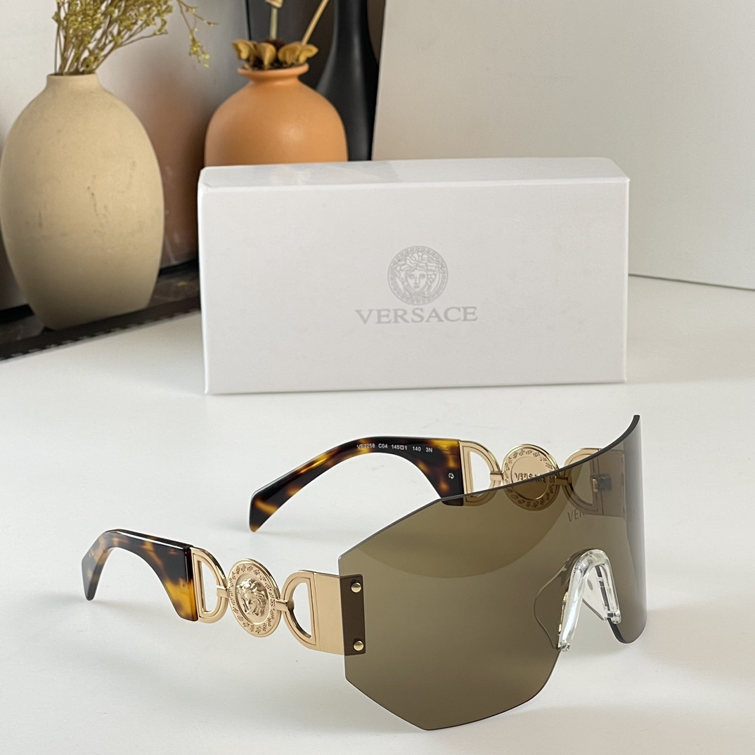 Versace Medusa Biggie Mask Sunglasses   VE2258 - FashionPlug