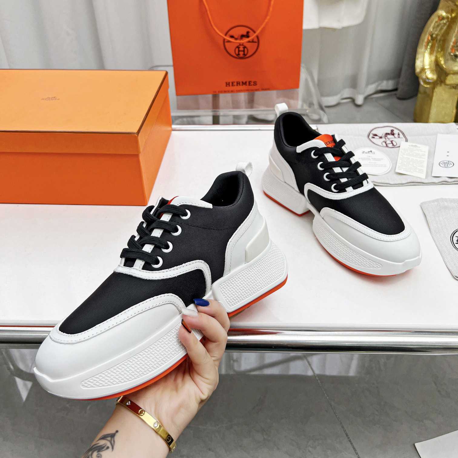Hermes Giga Sneaker - FashionPlug
