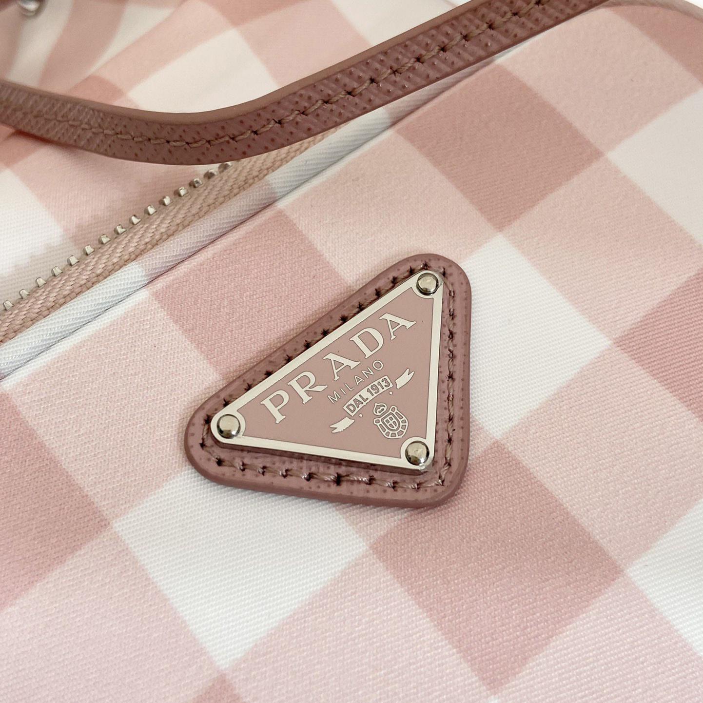 Prada Duet printed Re-Nylon bag - FashionPlug